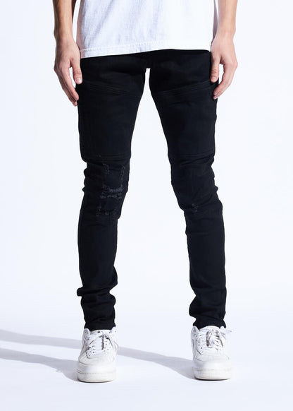 CRYSP DENIM KURT-  BLACK CRYSPQS-103