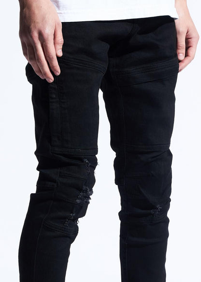 CRYSP DENIM KURT-  BLACK CRYSPQS-103