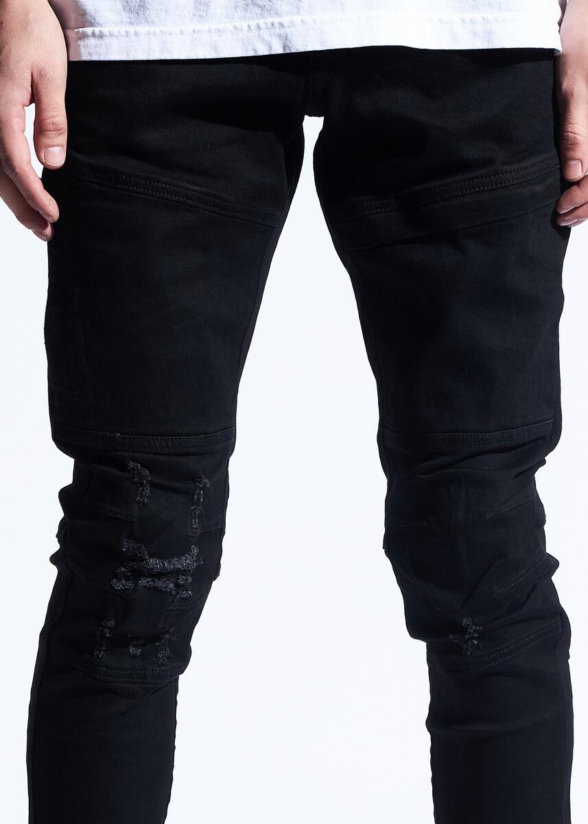 CRYSP DENIM KURT-  BLACK CRYSPQS-103