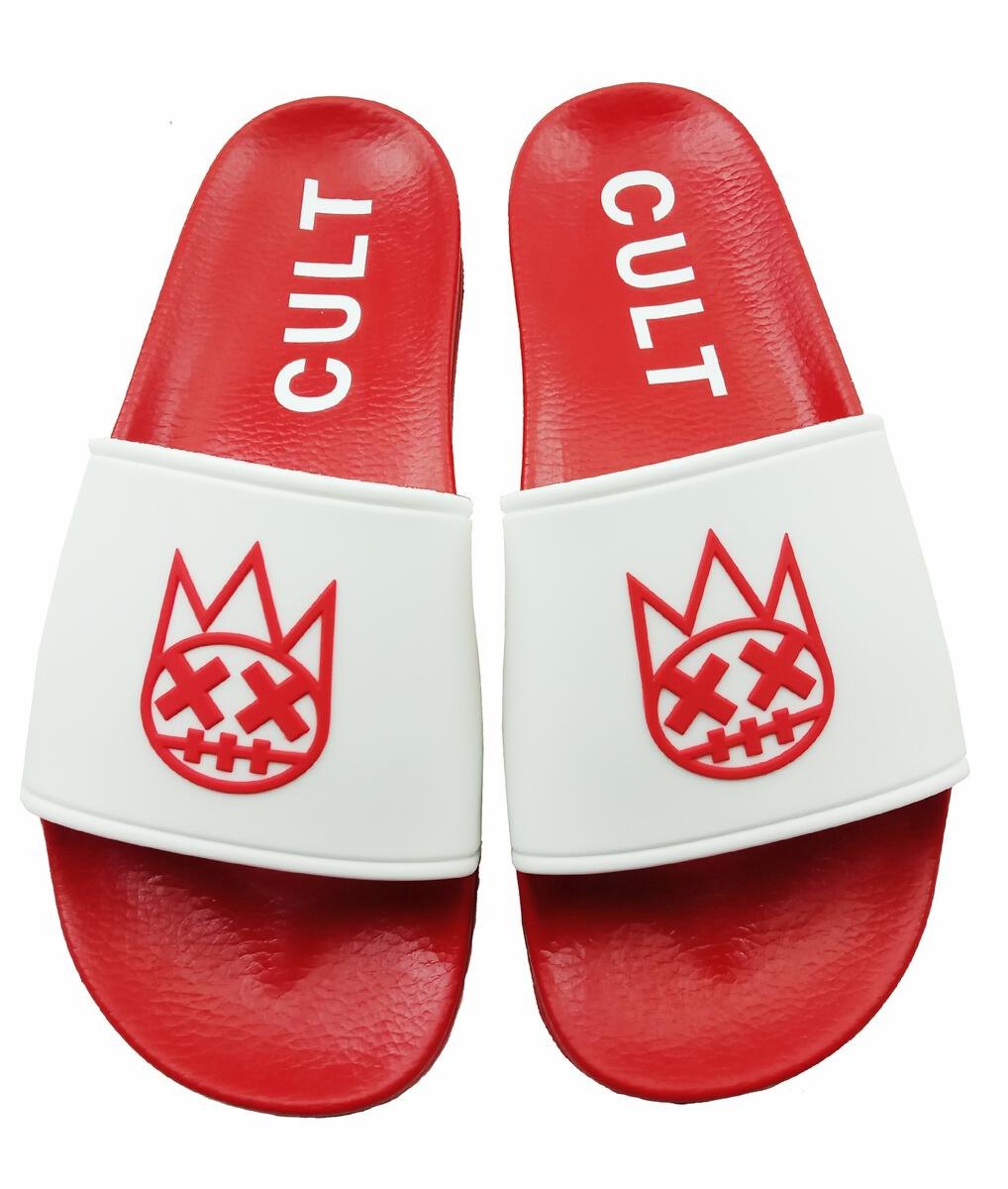 CULT SLIDE (622AC-SLIDE5) RED/WHITE