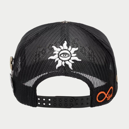 GS FOREVER TRUCKER HAT (Black/Orange) (Gs-Forever-Trucker-Hat-Black-Orange)