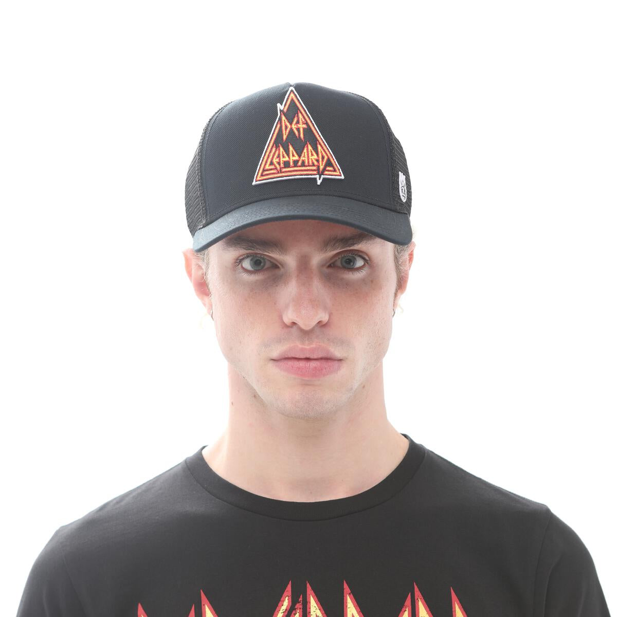 DEF LEPPARD MESH BACK TRUCKER "LEPPARD LOGO" (623A2-CH101A)