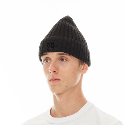 KNIT HAT WITH CLEAN SHIMUCHAN LOGO (623BC-CH96A) BOB