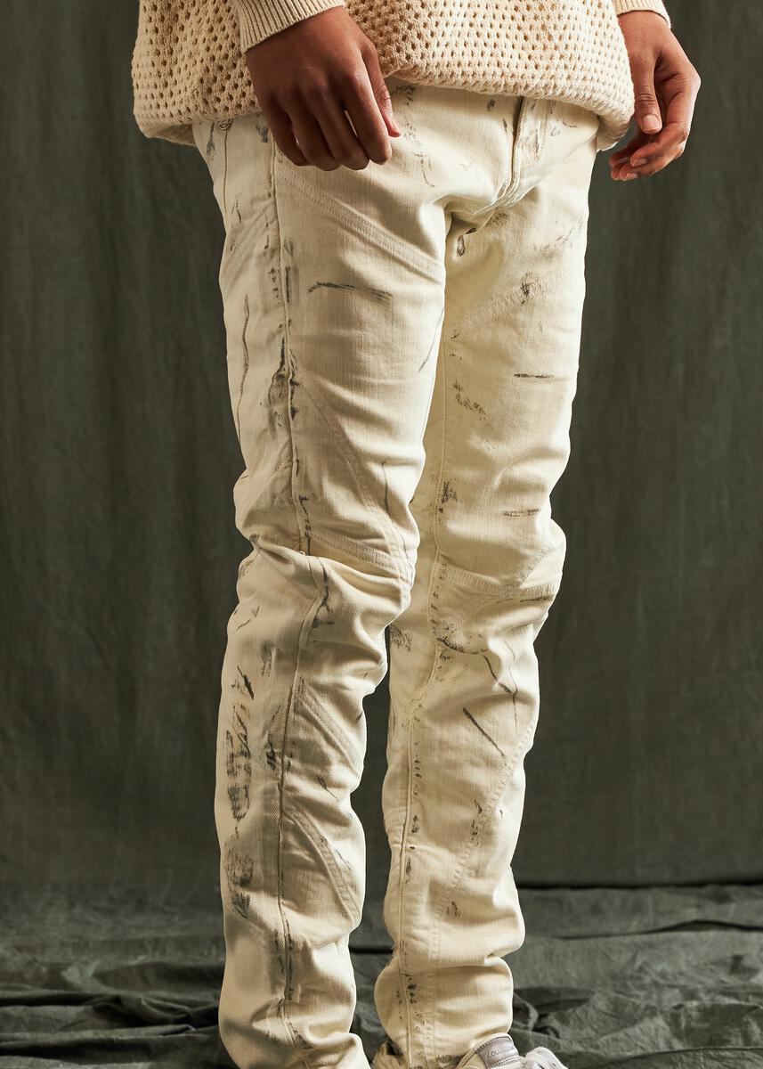 EMBELLISH KELLIN JEANS 'CREAM' 123-011