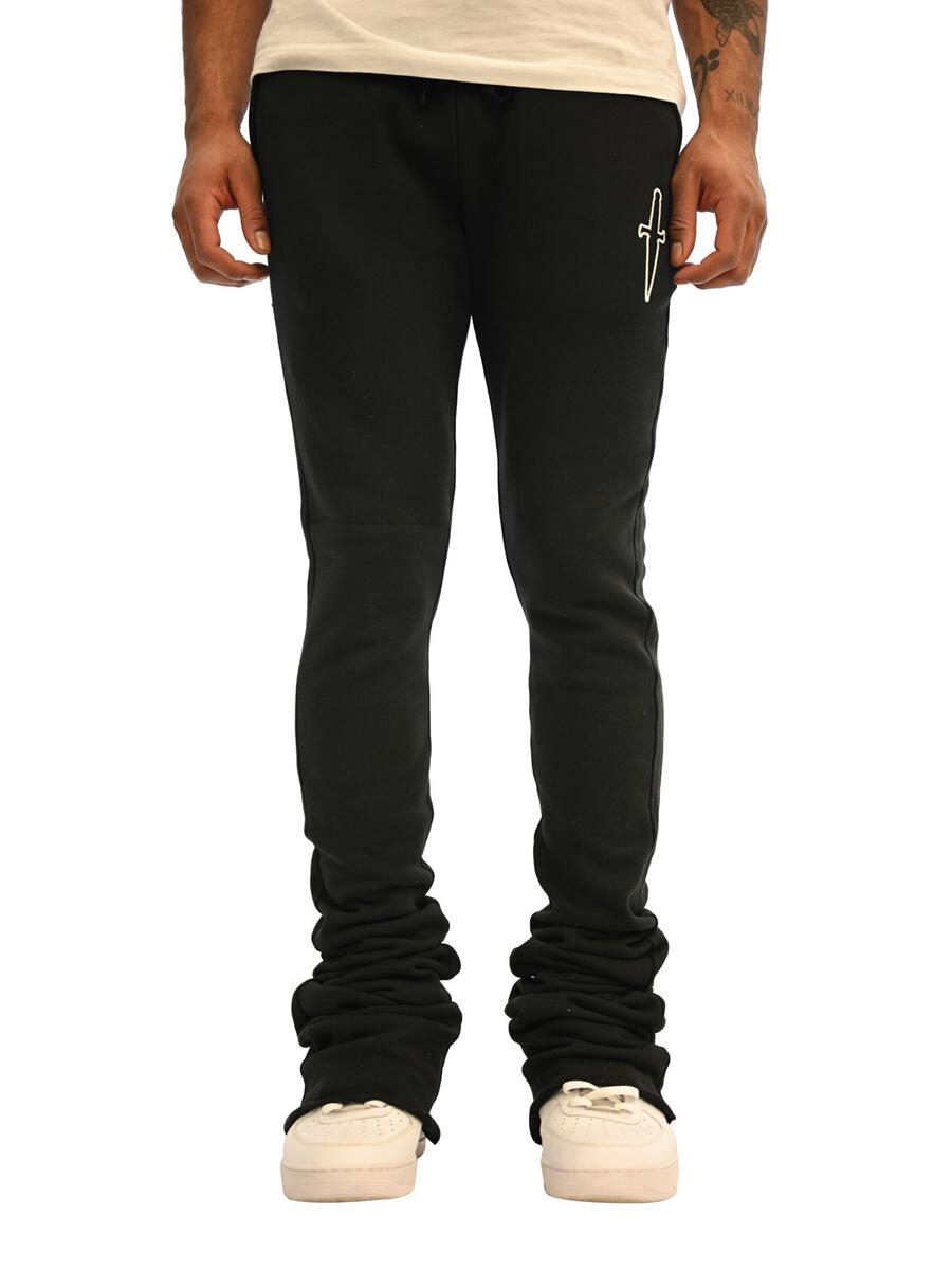 DOCTRINE STAKED DAGGER JOGGER (DB0024) BLACK