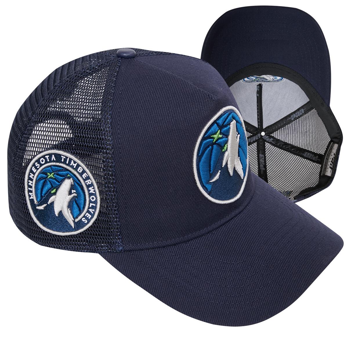 MINNESOTA TIMBERWOLVES CLASSIC PINCH FRONT TRUCKER (BMT757841) MIDNIGHT NAVY