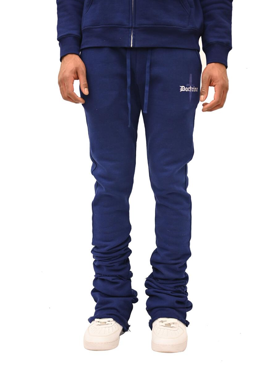 DOCTRINE STAKED DAGGER JOGGER (DB0024) NAVY