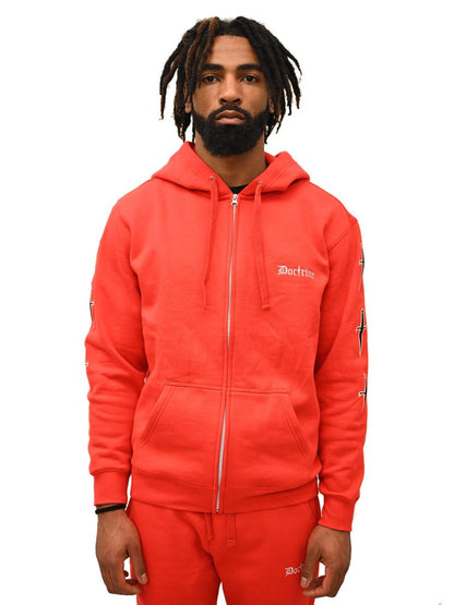 DOCTRINE DAGGER HOODIE (DB0028)RED