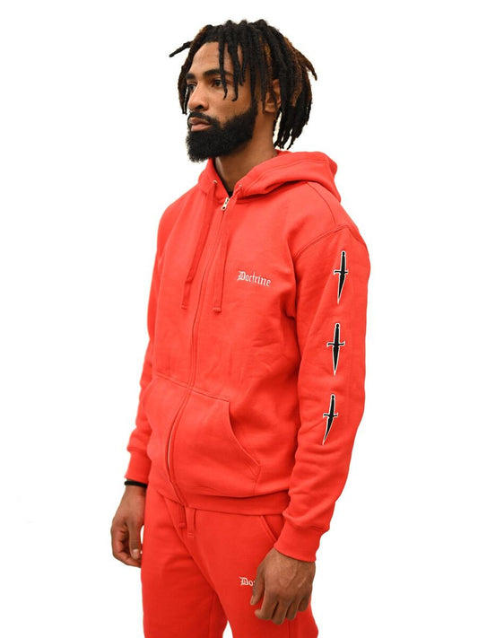 DOCTRINE DAGGER HOODIE (DB0028)RED