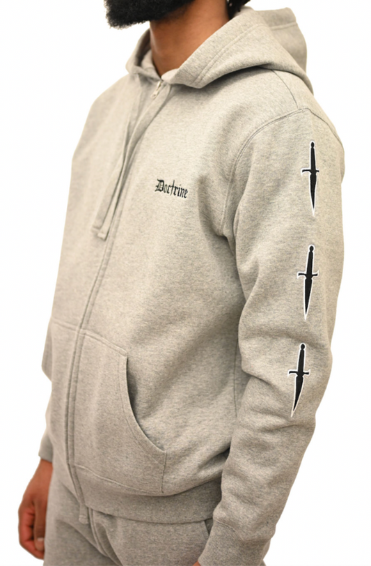 DOCTRINE DAGGER HOODIE (DB0028) GRAY