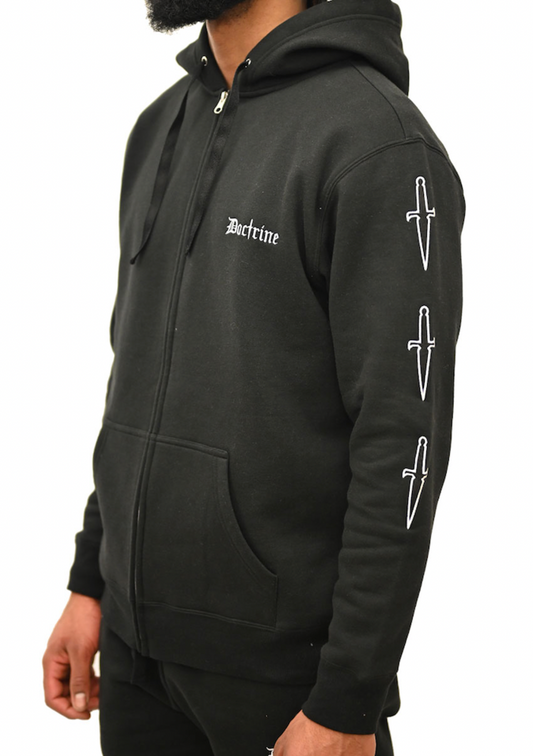 DOCTRINE DAGGER HOODIE (DB0028) BLACK