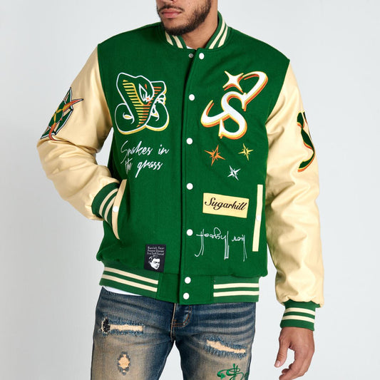 SUGAR HILL "SERPENT" LETTERMAN (GREEN) SH23-FALL-01