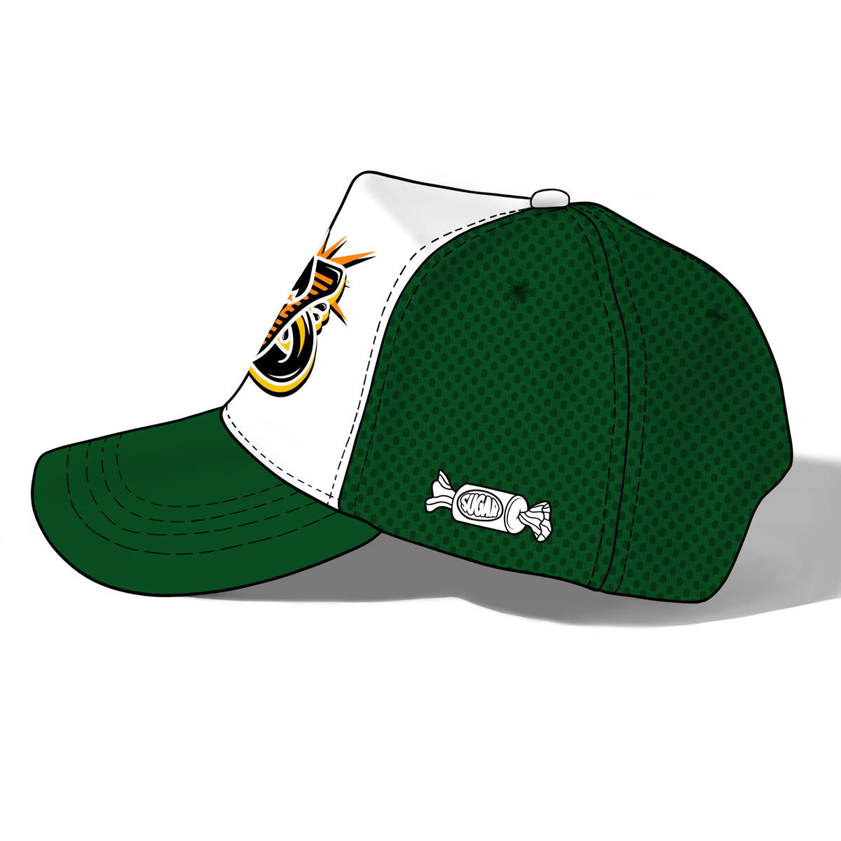 SUGAR HILL "SERPENT" TRUCKER HAT (GREEN/WHITE) (SH23-FALL-10)