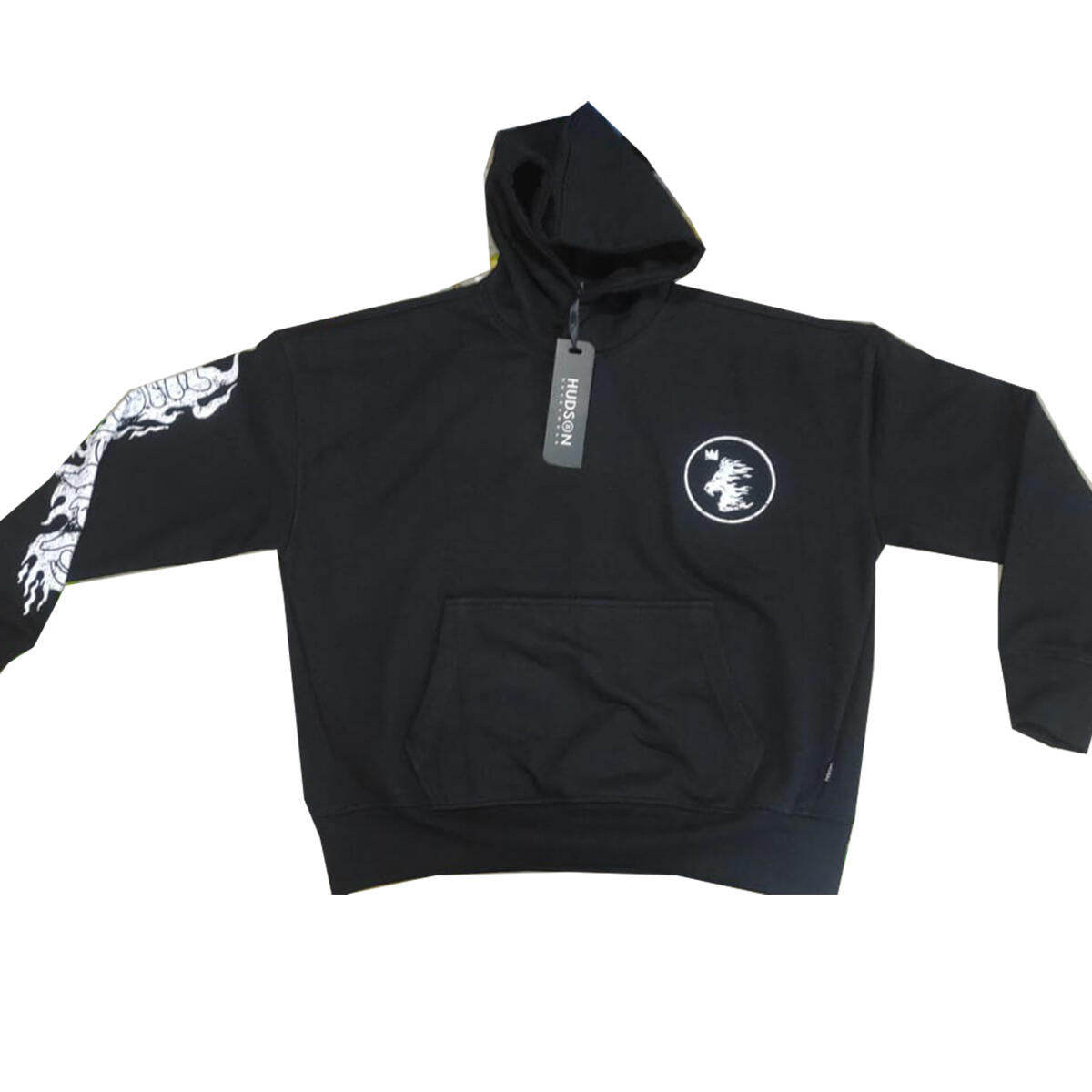 HUDSON PALADIN OVERSIZED HOODY 570GSM (448) BLACK