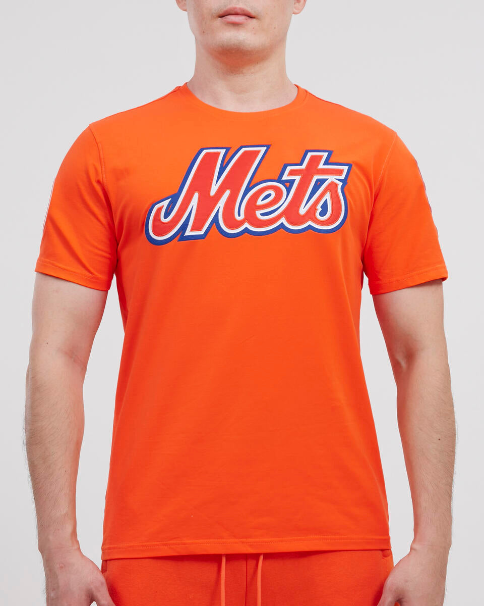 PRO STANDARD NEW YORK METS TACKLE TWILL SJ TEE (LNM136157)-ORANGE