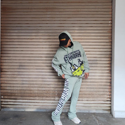 6TH NBRHD "BEYOND" PULLOVER-LIGHT GREEN (6TH-F1701)