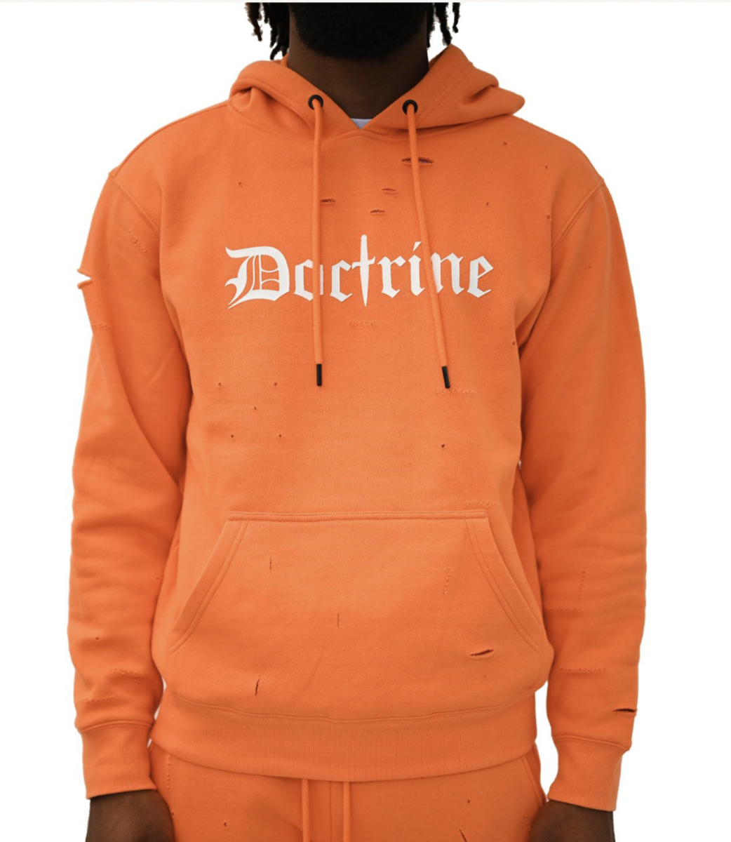 DOCTRINE PIRANHA HOODIE (DB0026) ORANGE