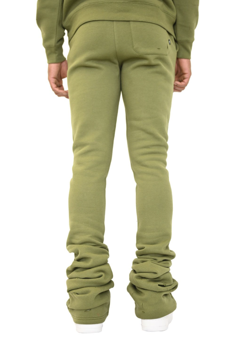 DOCTRINE STAKED PIRANHA JOGGER ARMY GREEN (DB0023)