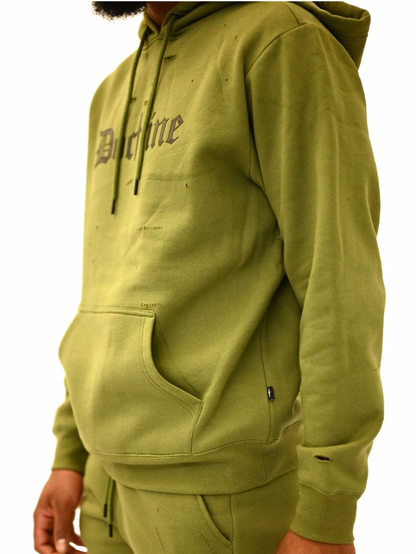 DOCTRINE PIRANHA HOODIE (DB0026) ARMY GREEN