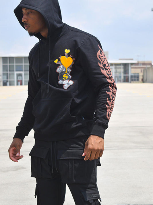 HUDSON DUCK MONEY HOODY 435 'BLACK'