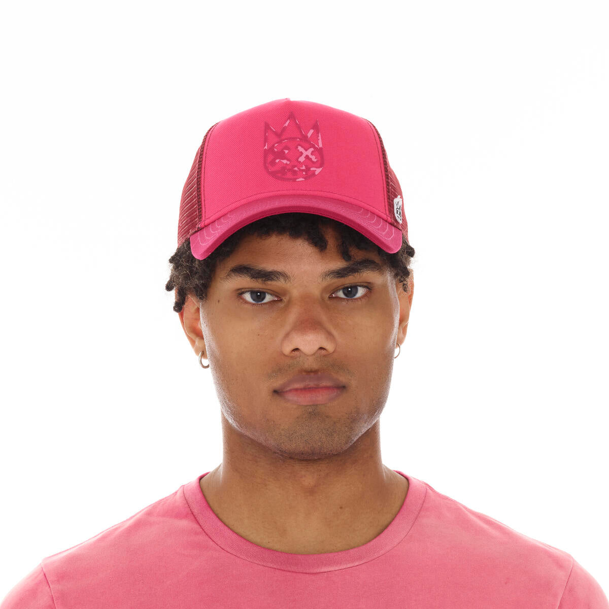 CLEAN LOGO MESH BACK TRUCKER CURVED VISOR (624AC-CH54A)