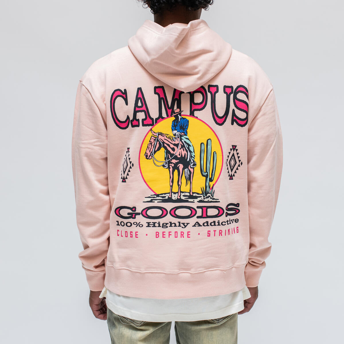 CAMPUS Western Hoodie (s2-009) PINK