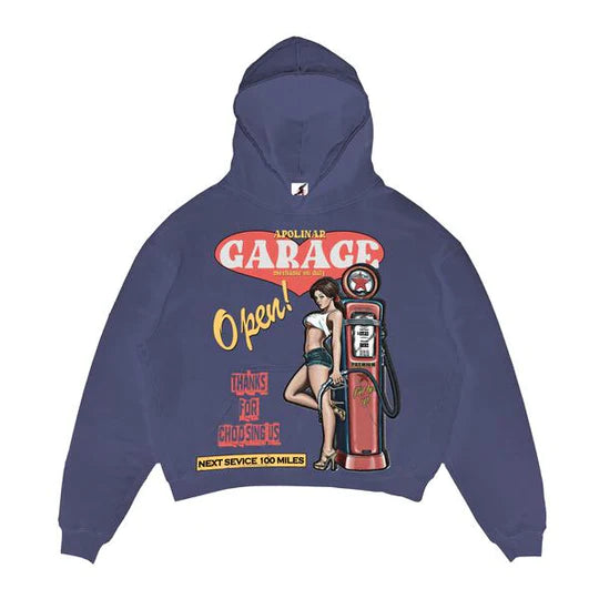 APOLINAR GARAGE II HOODIE PLR-010 ROYAL