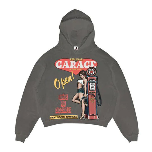 APOLINAR GARAGE II HOODIE PLR-010 GREY