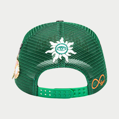 GS FOREVER TRUCKER HAT (Green/Red)