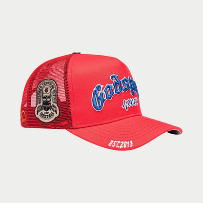 GS FOREVER TRUCKER HAT (Red/White/Blue)