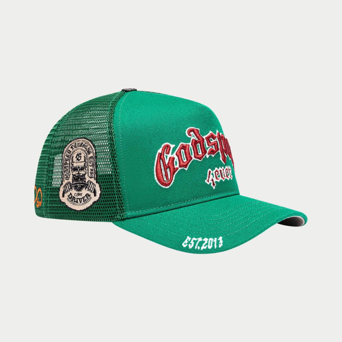 GS FOREVER TRUCKER HAT (Green/Red)