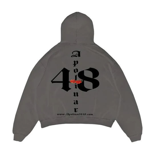 APOLINAR NOW 48 HOODIE PLR-010 BLACK