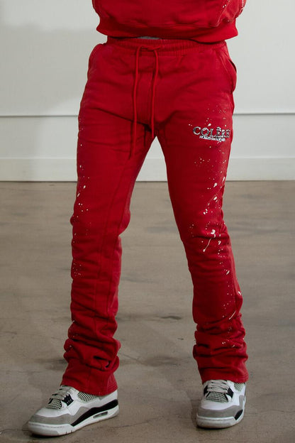 HUDSON COLERE DISTRESSED JOGGER 437 RED