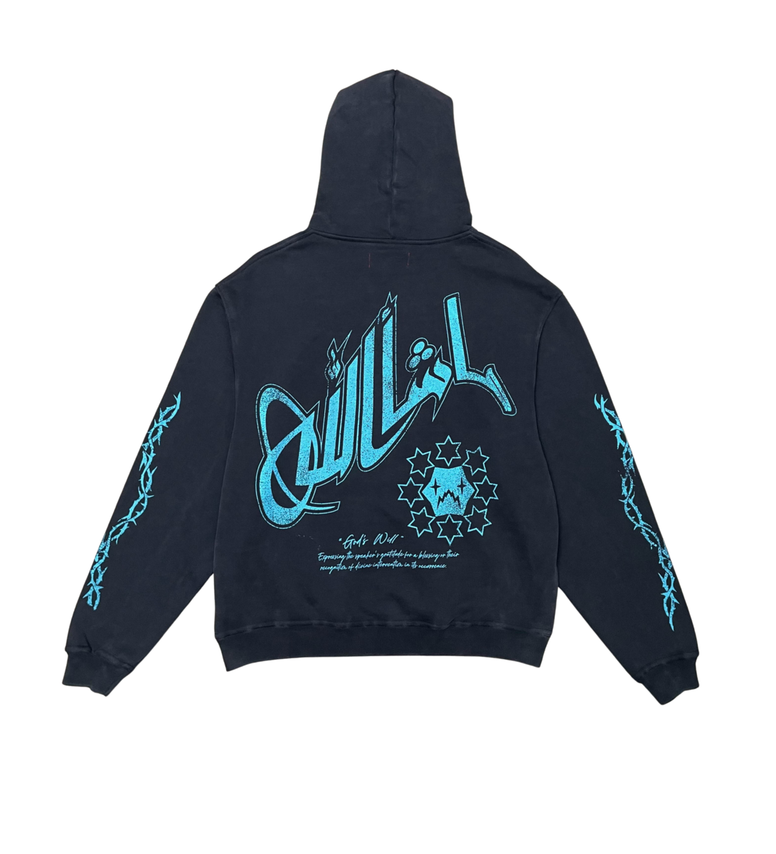 Wrathboy HOODIE - Gods Will - BLACK - WB03-035/036