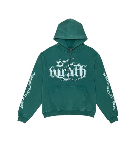 Wrathboy HOODIE - Gods Will - Deep Grass - WB03-035