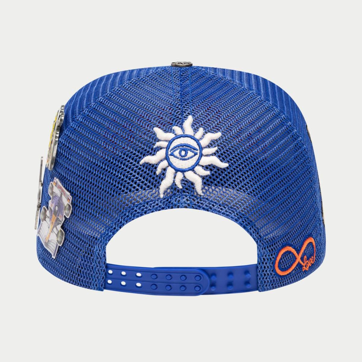 GS FOREVER TRUCKER HAT (BLUE/RED)