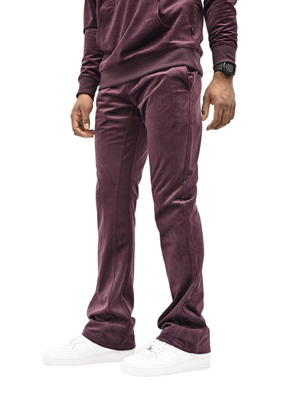 VEUX VELVET FLARE JOGGER (TV0082) PURPLE