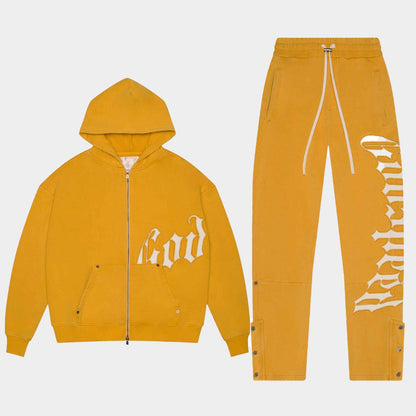 GOD SPEED 'OG Logo Sweatsuit'  (Yellow)