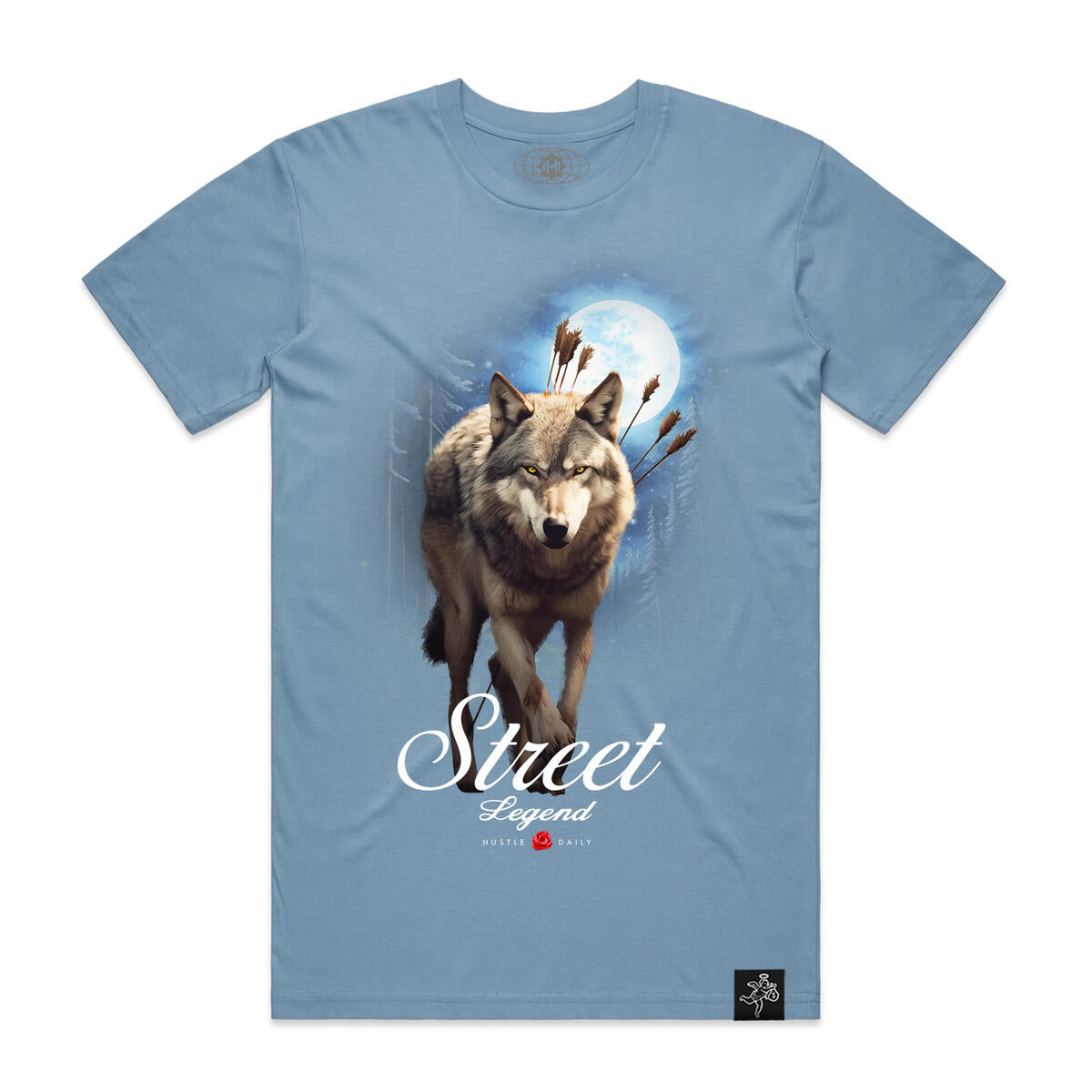 HASTA MUERTE 'Legend Wolf' TEE CAROLINA BLUE