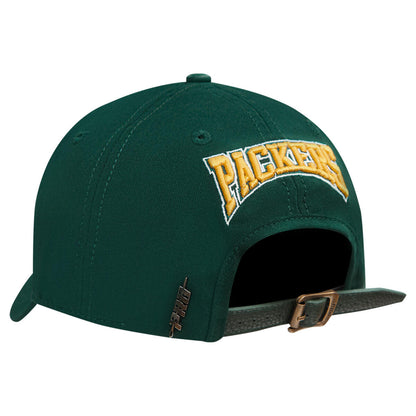 GREEN BAY PACKERS CREST EMBLEM DAD HAT (FGP746014) FOREST GREEN