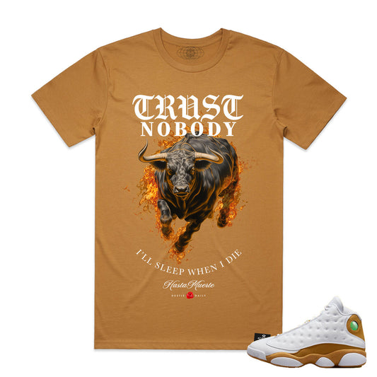 HASTA MUERTE 'Fire Bull' TEE  CAMEL