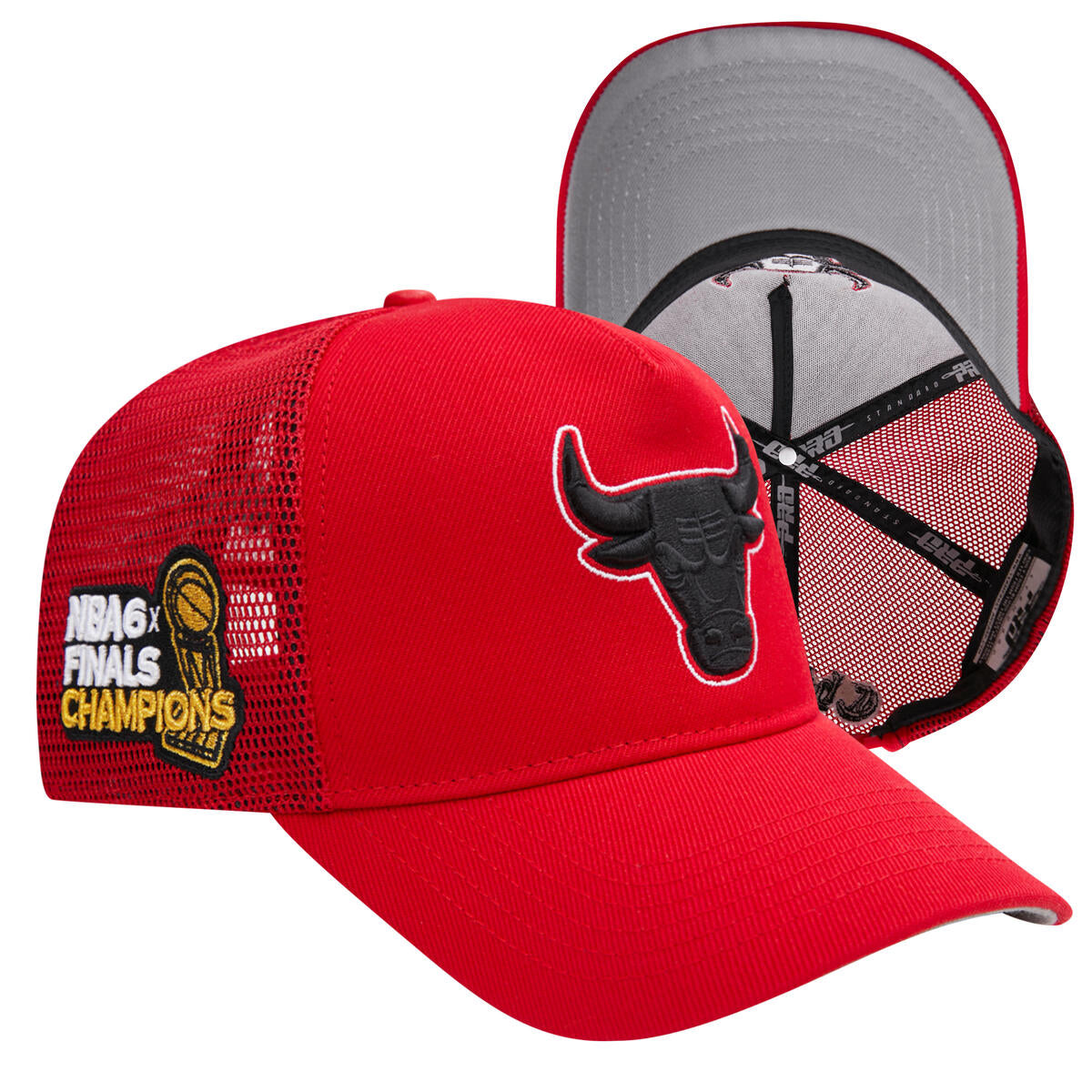 CHICAGO BULLS DTLR EXCLUSIVE TRUCKER HAT (BCB758199) RED