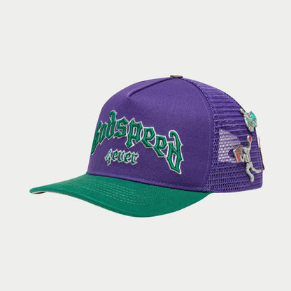 GS FOREVER TRUCKER HAT (PURPLE/GREEN)