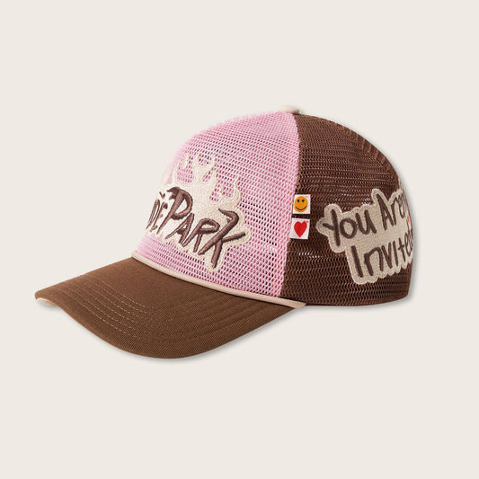 HYDE NOTHING BUT NET TRUCKER-PINK /BROWN