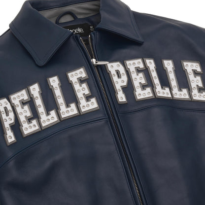 PELLE PELLE ARCHES JACKET (423-37484-NGW)- NAVY/GREY