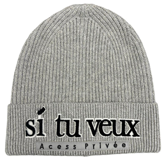 STV LOGO SKULLCAP (STV-BN001) HEATHER GRAY