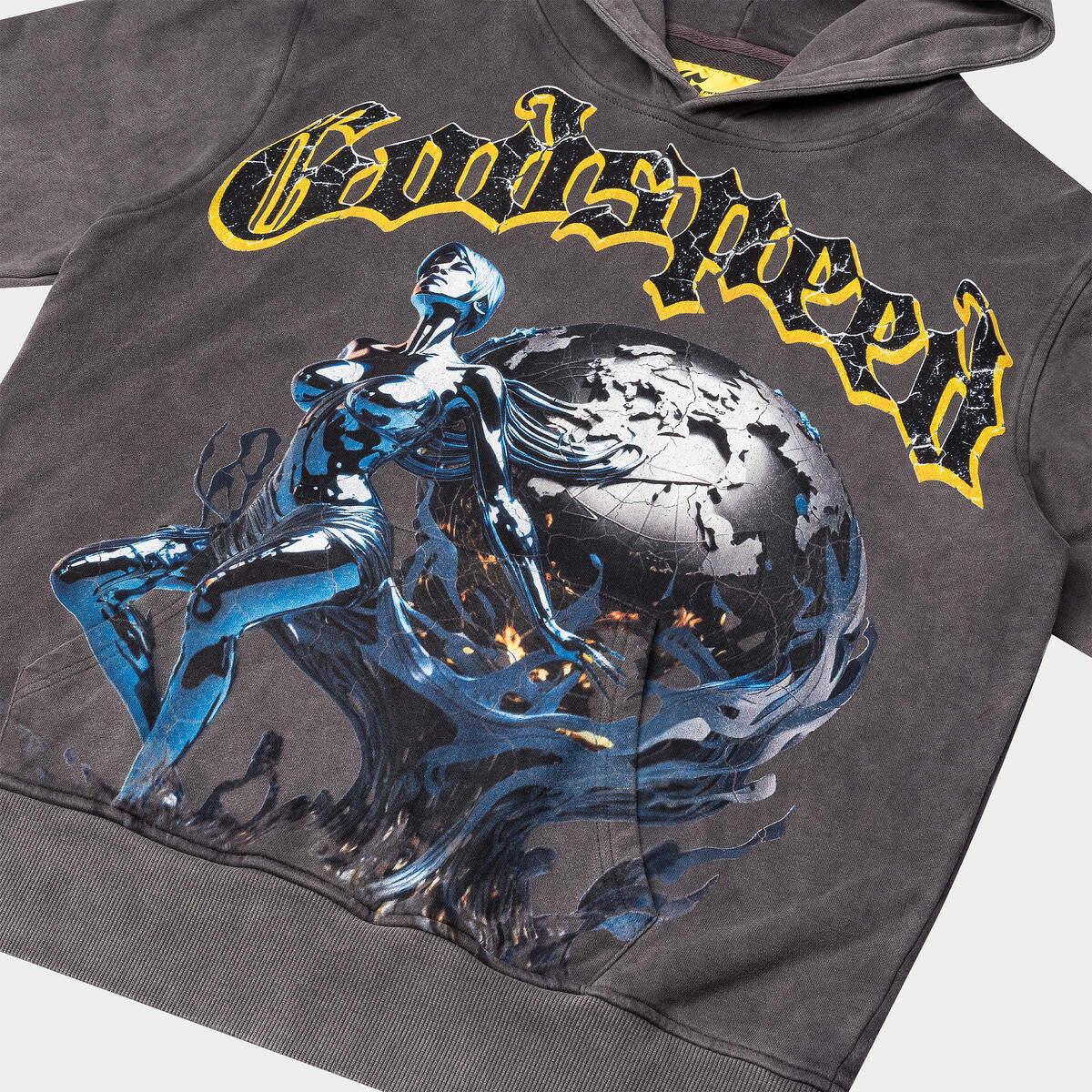 GOD SPEED 'Chrome Seduction Hoodie'-Grey