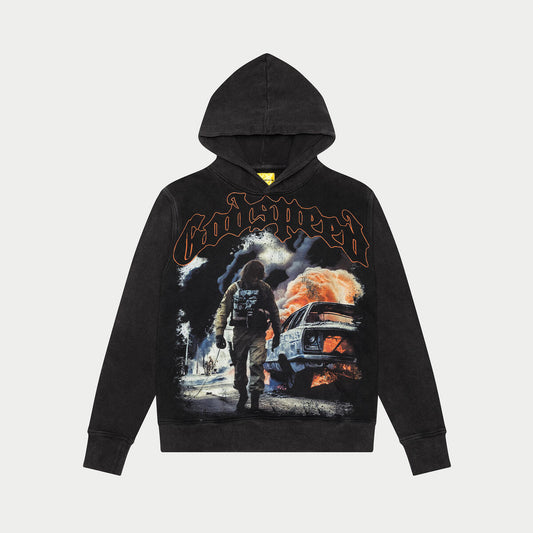 GOD SPEED 'Khaos Hoodie'-Black