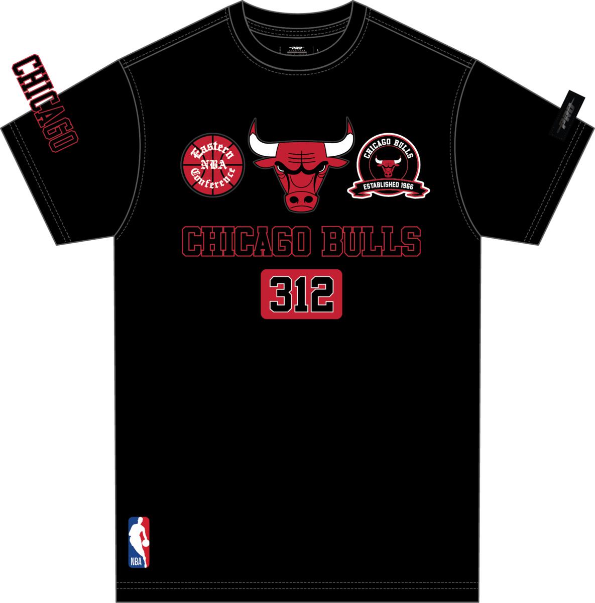 PRO STANDARD CHICAGO BULLS AREA CODE M SJ TEE (BCB1515712) BLK