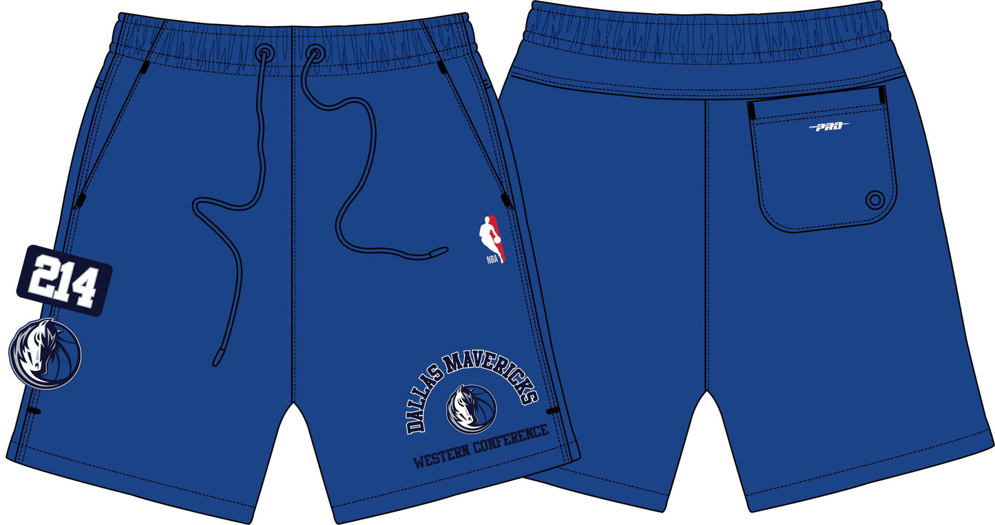 PRO STANDARD DALLAS MAVERICKS AREA CODE M WOVEN SHORT (BDM3515664) RYB